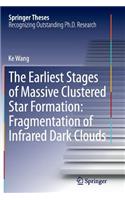 Earliest Stages of Massive Clustered Star Formation: Fragmentation of Infrared Dark Clouds