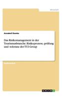 Das Risikomanagement in der Tourismusbranche. Risikoprozess, -prüfung und -toleranz der TUI Group