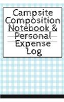 Campsite Composition Notebook & Personal Expense Log