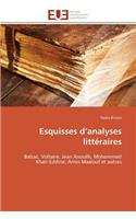 Esquisses D Analyses Litt�raires