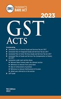 Taxmann's GST Acts | POCKET (Small Size) â€“ Covering amended, updated & annotated text of the CGST/IGST/UGST Acts & GST (Compensation to States) Act | [2023 Edition]