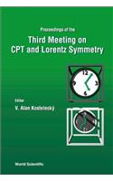 CPT and Lorentz Symmetry - Proceedings of the Third Meeting