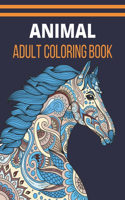 Animal Adult Coloring Book