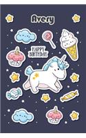 Happy Birthday Avery (100 Cute Cartoon Decorations)