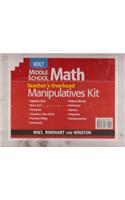 Holt Mathematics: Teacher's Manipulatives Kit Grade 6