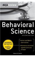 Deja Review Behavioral Science