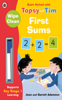 Wipe-Clean First Sums: Start School with Topsy and Tim: (Topsy and Tim)