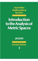 Introduction to the Analysis of Metric Spaces