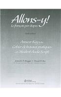 Workbook/Lab Manual Answer Key for Allons-Y!: Le Français Par Etapes, 6th