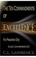 Ten Commandments of Excellence