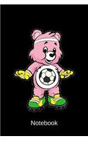 Notebook: Soccer Teddy Journal