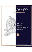 PETS ADULT COLORING BOOK (Book 7)