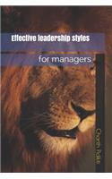 Effective leadership styles for managers