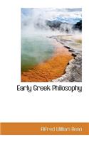 Early Greek Philosophy