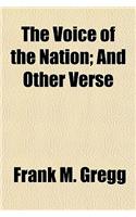 The Voice of the Nation; And Other Verse