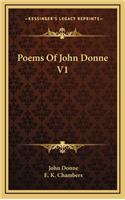 Poems Of John Donne V1