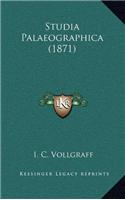 Studia Palaeographica (1871)