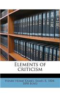 Elements of Criticism