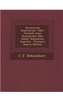 Synonymia Insectorum, Oder: Versuch Einer Synonymie Aller Bisher Bekannten Insecten
