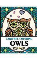 Carefree Coloring Owls