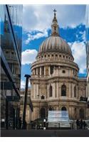 St. Paul's Cathedral London UK Journal: 150 page lined notebook/diary