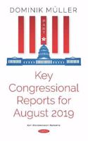 Key Congressional Reports for August 2019