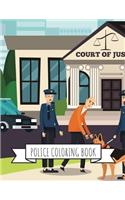 Police Coloring Book: Gifts for Kids 4-8, Boys or Adult Relaxation - Stress Relief Police Officer lover Birthday Coloring Book Made in USA