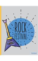Rock Festival with Electric Guitar