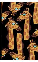 Giraffe Notebook: Giraffe Blank Lined Journal, Gift For Giraffes Lovers, Women, Men, Kids or Adults (6" x 9")