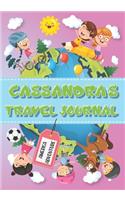 Cassandra's Travel Journal: Personalised Awesome Activities Book for USA Adventures