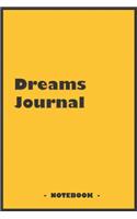 Dreams Journal - To draw and note down your dreams memories, emotions and interpretations