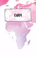Guam: Dotted Travel Diary Notebook or Journey Dotted Grid Journal - Holiday Trip Pocketbook for Men and Women with Dots