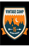 Vintage Camp 15 Outdoor Program