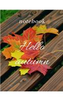Notebook hello autumn