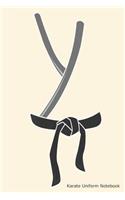 Karate Uniform Notebook