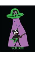Notebook Dog Playing Guitar UFO Series
