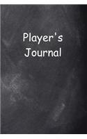 Player's Journal Chalkboard Design: (Notebook, Diary, Blank Book)(Sports Journals Notebooks Diaries)