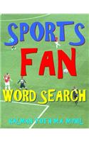 Sports Fan Word Search