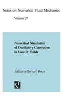 Numerical Simulation of Oscillatory Convection in Low-PR Fluids