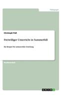 Freiwilliger Unterricht in Summerhill