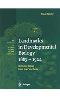 Landmarks in Developmental Biology 1883-1924
