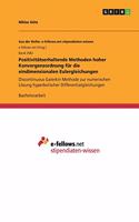 Positivitätserhaltende Methoden hoher Konvergenzordnung für die eindimensionalen Eulergleichungen: Discontinuous Galerkin Methode zur numerischen Lösung hyperbolischer Differentialgleichungen