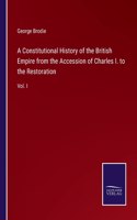 A Constitutional History of the British Empire from the Accession of Charles I. to the Restoration