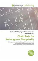 Chain Rule for Kolmogorov Complexity: (English)