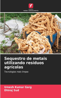 Sequestro de metais utilizando resíduos agrícolas