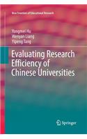 Evaluating Research Efficiency of Chinese Universities