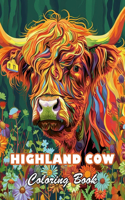 Highland Cow Coloring Book
