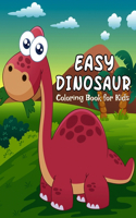 Easy Dinosaur Coloring Book for Kids