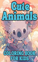 Cute Animals Coloring Book for Kids