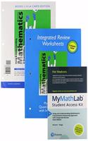 Using and Understanding Mathematics with Integrated Review, Books a la Carte Edition Plus Mylab Math with Pearson Etext -- Access Card Package